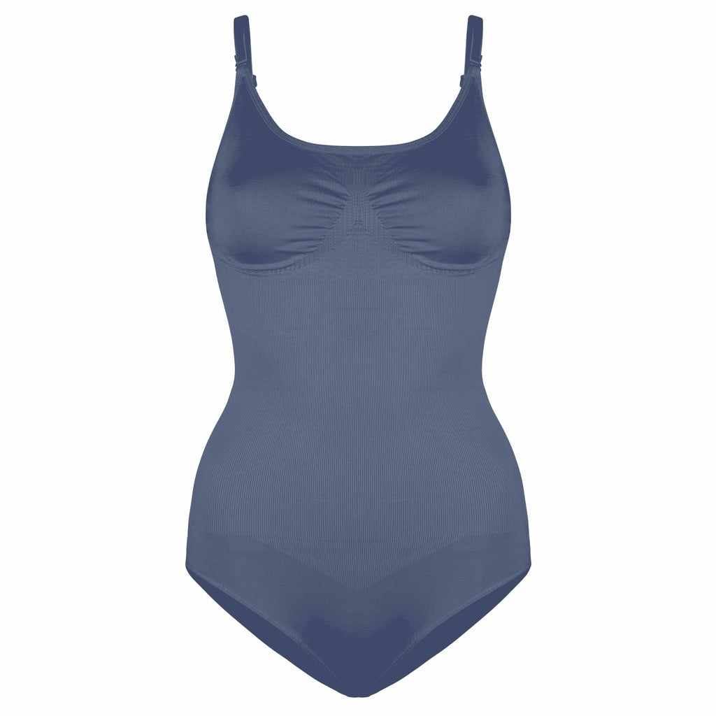 Bodyboo Navy Blue Shaping Bodysuit Women's Shapewear BB1040 – Becauze