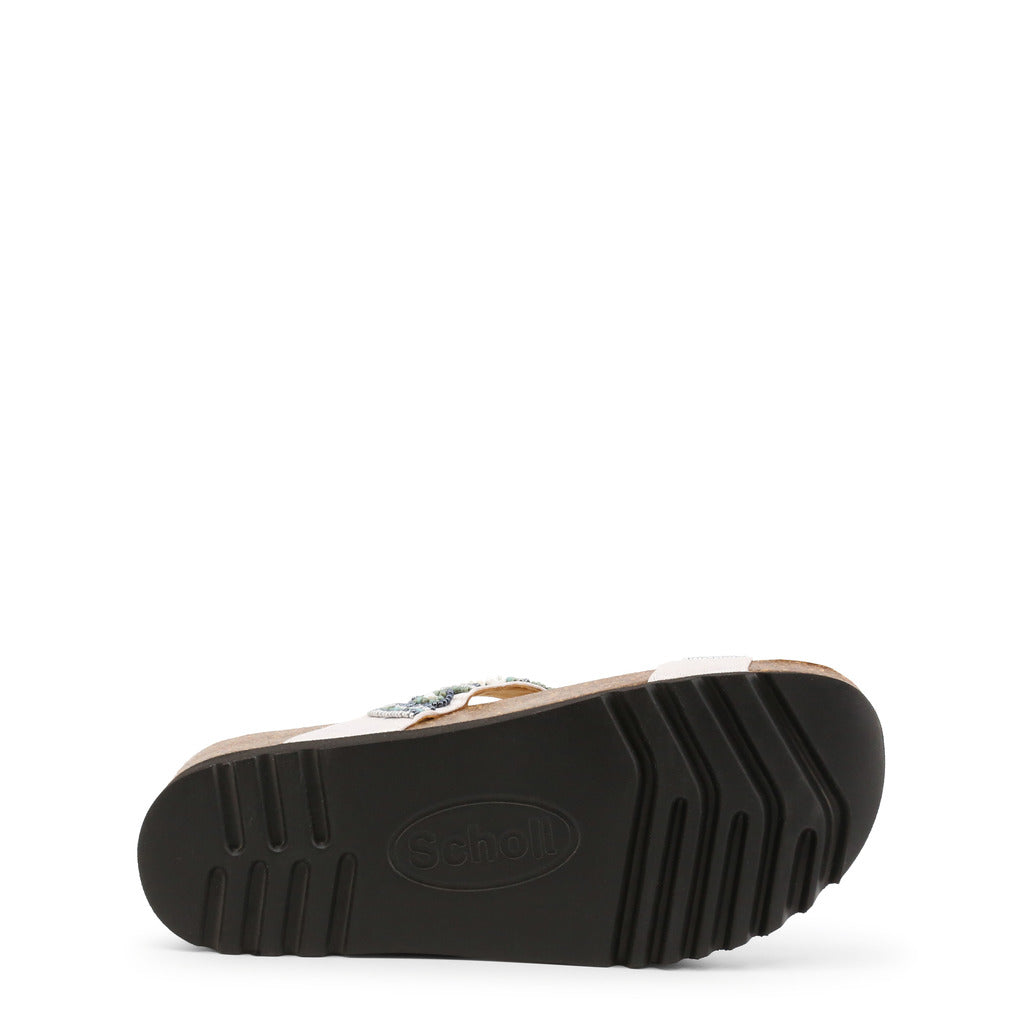 Scholl New Bogota Silver Wedge Women's Sandals F266072283370