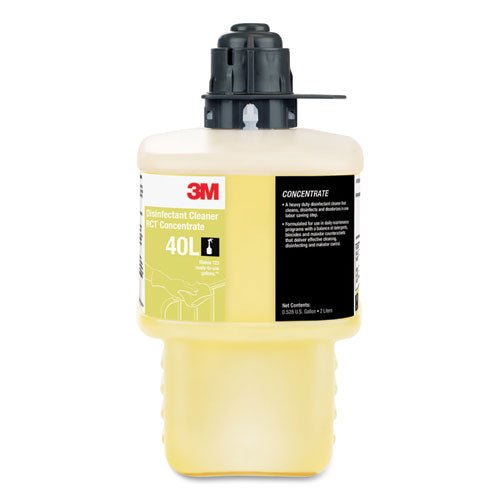 3M Disinfectant Cleaner RCT Concentrate, 1.9 L Twist N' Fill Bottle, 6-Carton 40L - Becauze