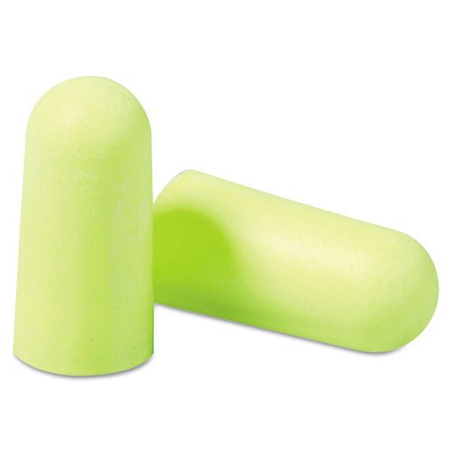 3M E-A-Rsoft Yellow Neon Soft Foam Earplugs, Uncorded, Regular Size, 200 Pairs 312-1250 - Becauze