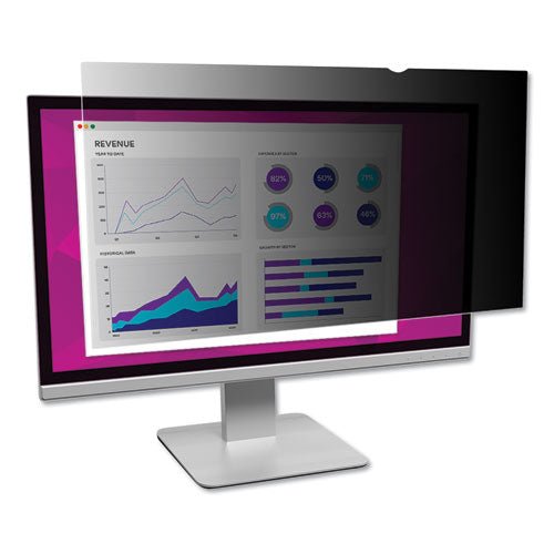 3M High Clarity Privacy Filter for 21.5" Widescreen Monitor, 16:9 Aspect Ratio HC215W9B - Becauze
