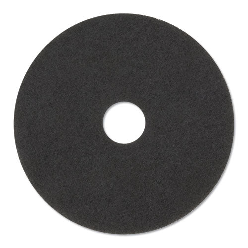 3M Low-Speed Stripper Floor Pad 7200, 14" Diameter, Black, 5-Carton 7200 - Becauze