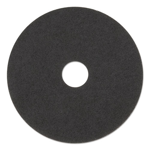 3M Low-Speed Stripper Floor Pad 7200, 17" Diameter, Black, 5-Carton 7200 - Becauze