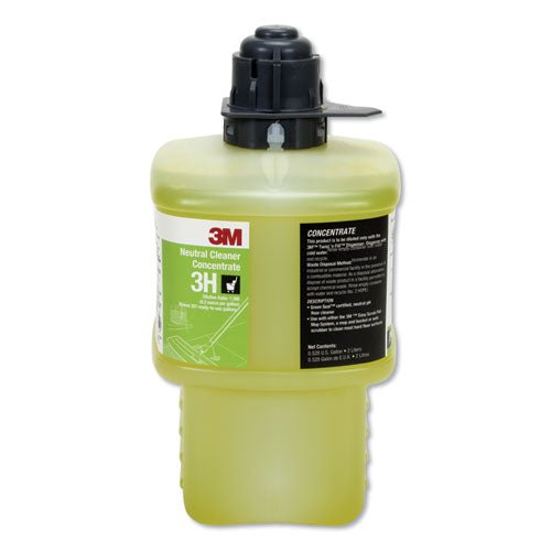 3M Neutral Cleaner Concentrate 3P, Fresh Scent, 0.53 gal Bottle, 6-Carton MCO 20200 - Becauze