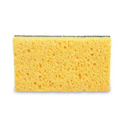 3M Niagara Medium Duty Scrubbing Sponge 74N, 3.6 x 6, 1" Thick, Yellow-Green, 20-Carton 74N - Becauze