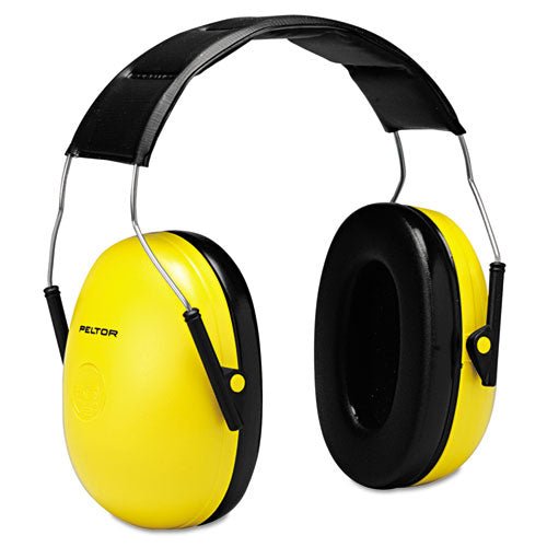 3M Optime 98 H9A Earmuffs, 25 dB NRR, Yellow-Black XH001651278 - Becauze