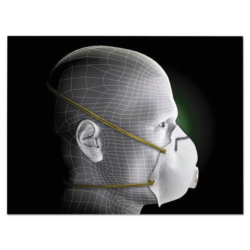 3M Particulate Respirator w-Cool Flow Exhalation Valve, 10 Masks-Box 7000002056 - Becauze