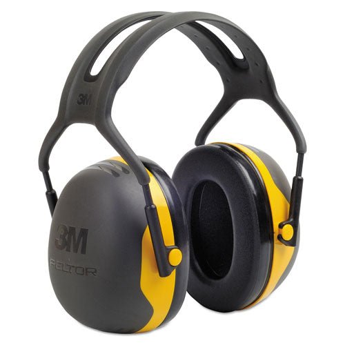 3M PELTOR X2 Earmuffs, 24 dB, Yellow-Black X2A - Becauze