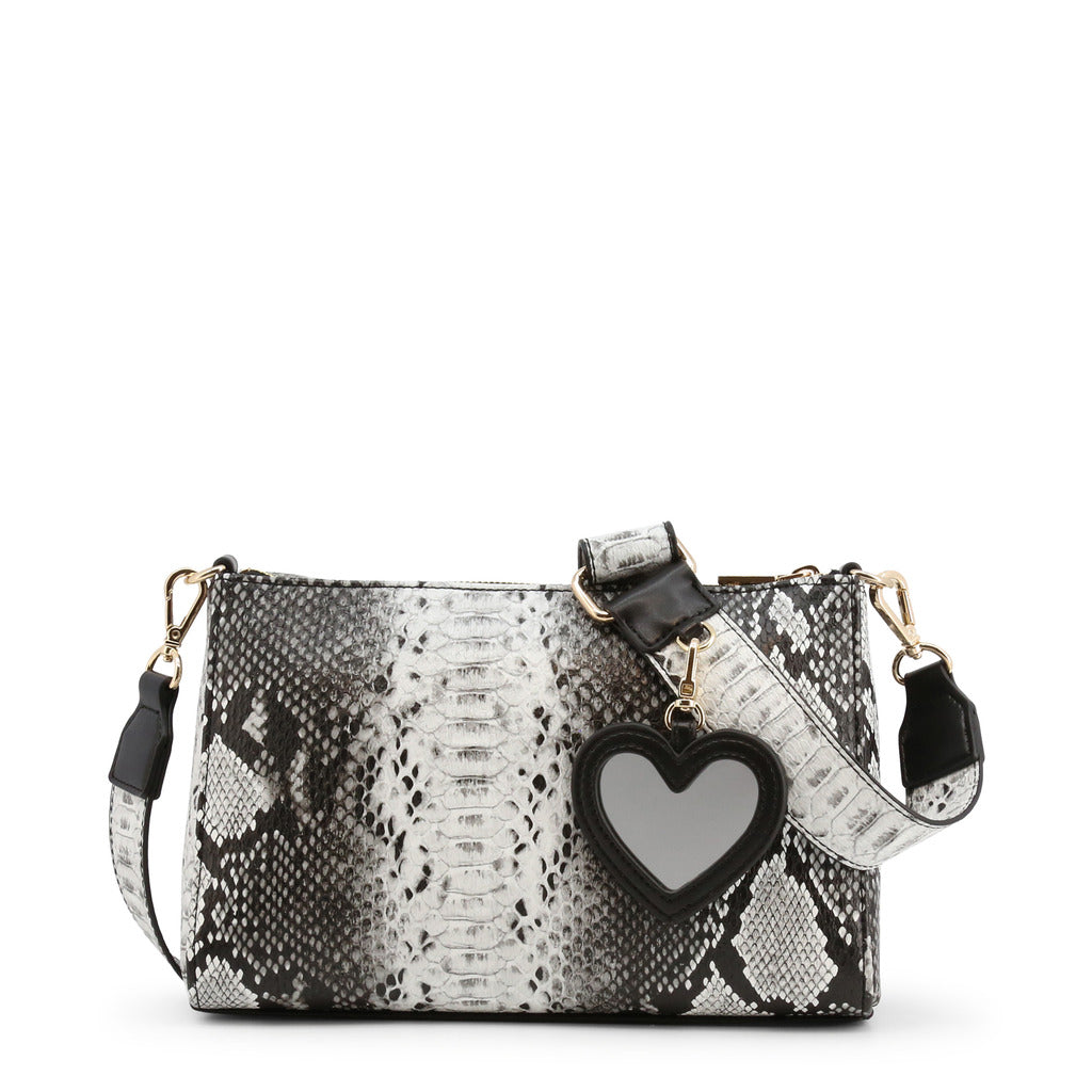 Love Moschino Python Print Black Women's Crossbody Bag JC4365PP0EKI0954