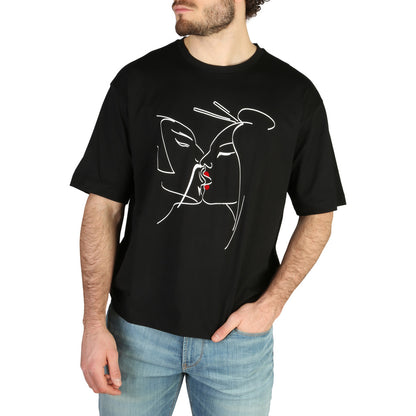 Emporio Armani Kiss Cotton Black Men's T-Shirt 3Z1T6P1JO4Z0-999