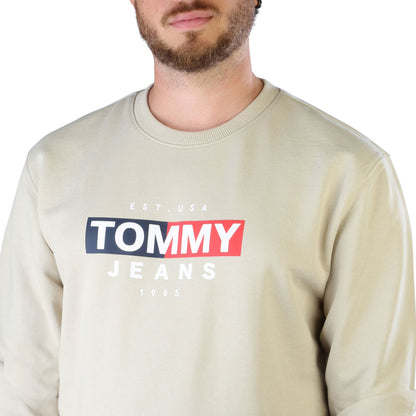 Tommy Hilfiger Crewneck Beige Men's Sweatshirt DM0DM14341-ACM