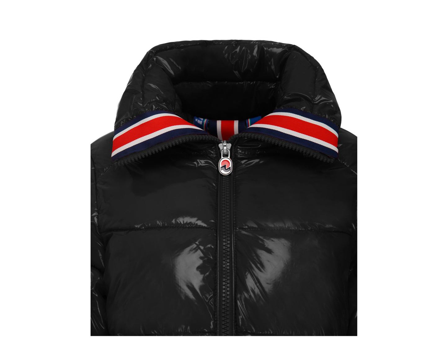 Invicta Leah Contemporary Stylish Coat Black Gloss Women's Jacket 4432354D-1466