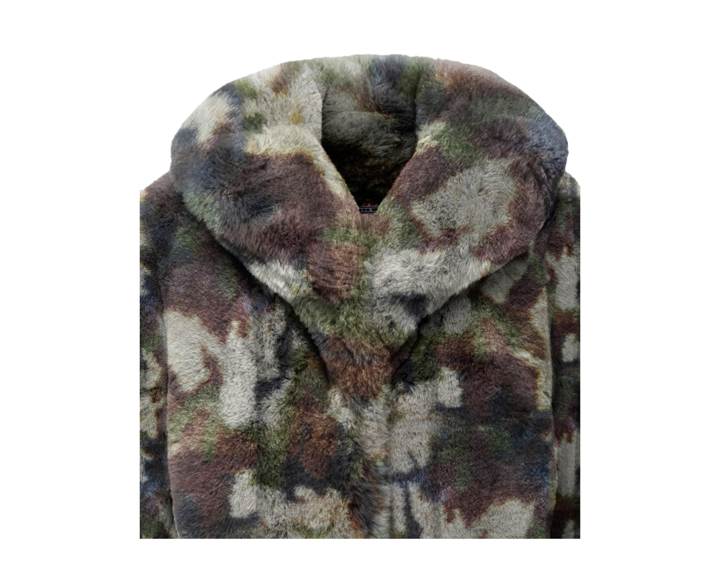 Invicta Tracy Long Faux Fur Military Camouflage Women's Coat 4444005D-037