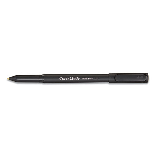 Paper Mate Write Bros Stick Ballpoint Pen Medium 1mm Black Ink (12 Count) 3331131