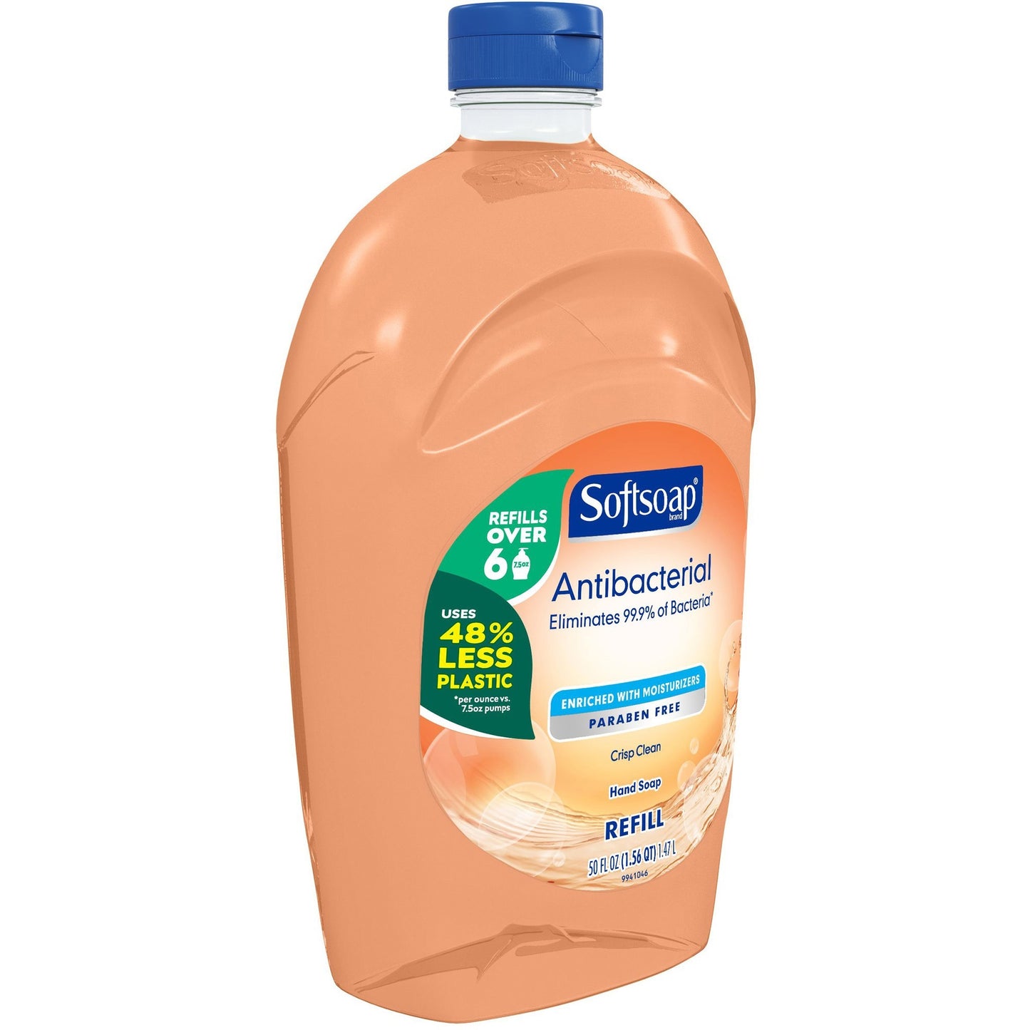 Softsoap Antibacterial Liquid Hand Soap Refill Fresh Scent 50 oz Bottle (6 Pack) 46325