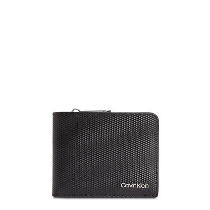 Calvin Klein Leather Bifold CK Black Men's Wallet K50K509184-BAX