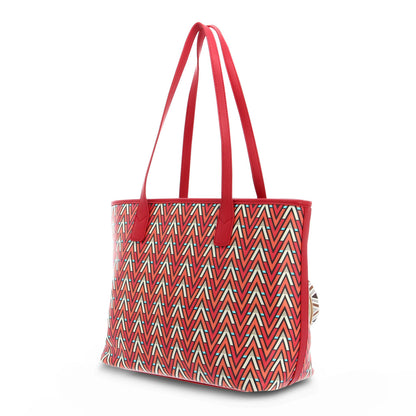 Valentino by Mario Valentino Tonic Red Tote Bag VBS69905