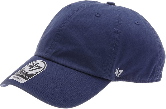 47 Brand Blank Classic Clean Up Vintage Royal Blue Cap - Becauze