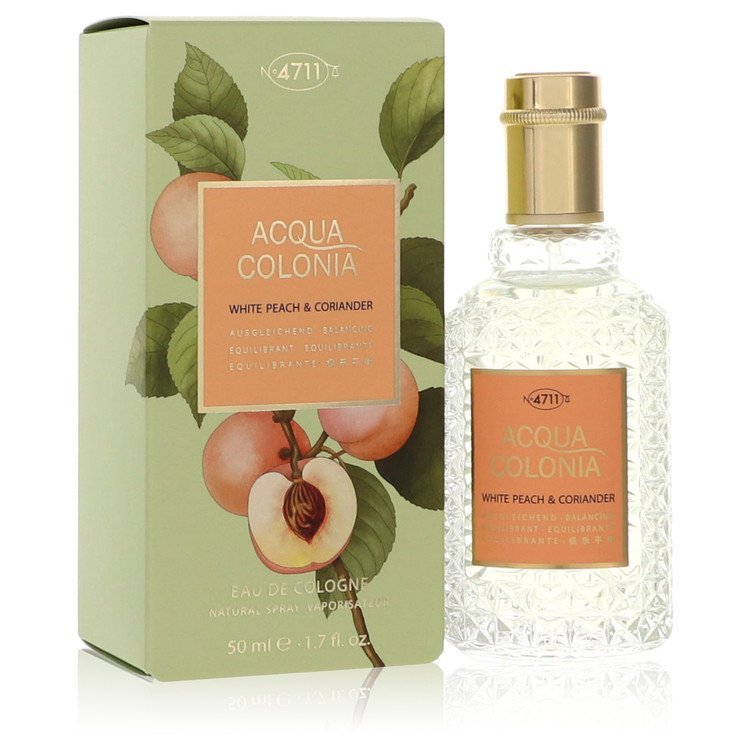 4711 Acqua Colonia White Peach & Coriander by 4711 - Unisex Eau De Cologne Spray - Becauze