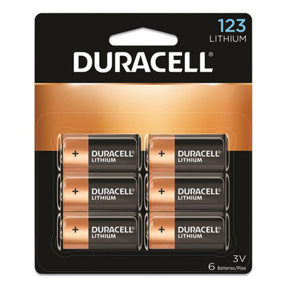 Duracell 123 Specialty High-Power Lithium Batteries 3V (6 Count) DL123AB6PK