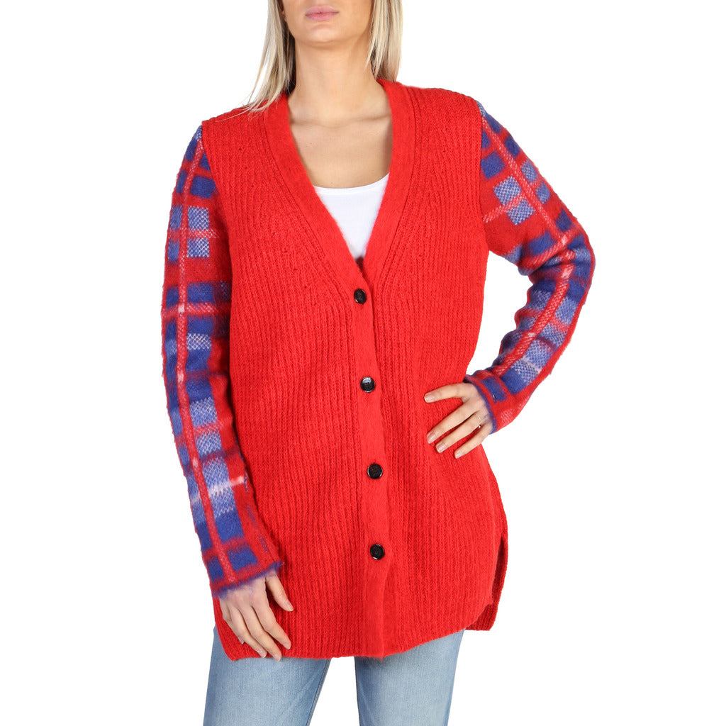 Tommy Hilfiger Button Down Red Women's Sweater WW20259-634