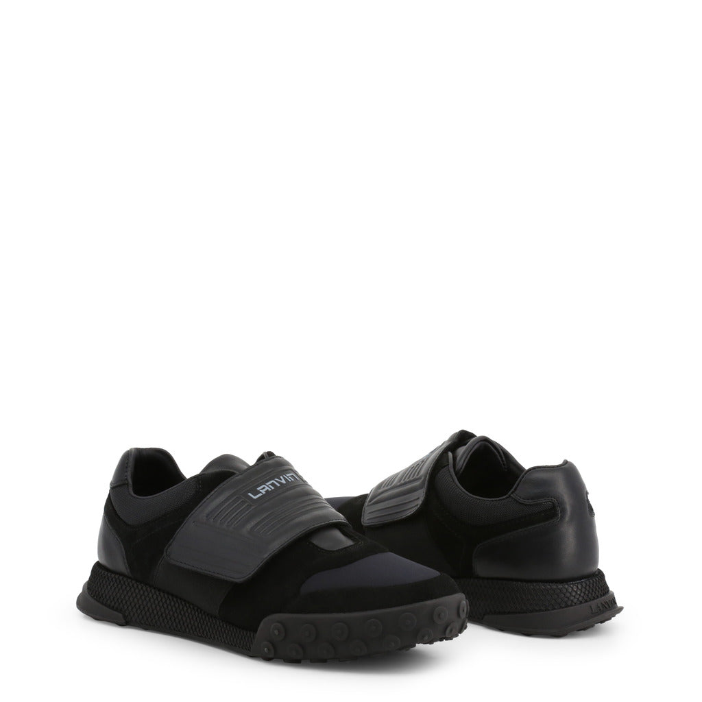 Lanvin Velcro Black Men's Low Top Casual Shoes SKBOST-VEAM-10