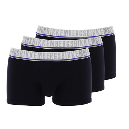 Bikkembergs 3-Pack Boxer Briefs Blue Men's Underwear 100VBKT042863000