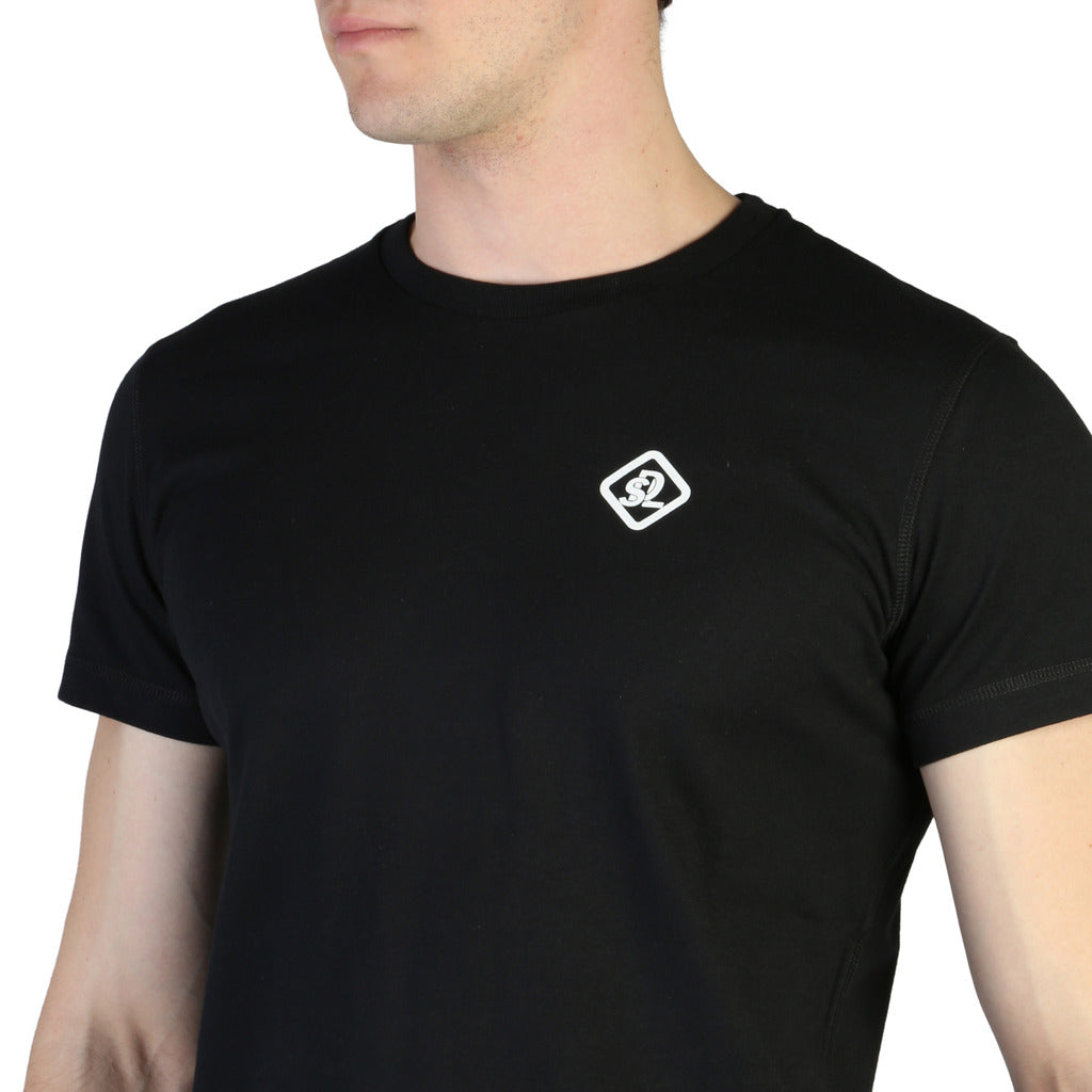 Diesel CC-T-DIEGO-COLA Recycled Fabric Black T-Shirt 00SHP50GYGA