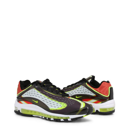 Nike Air Max Deluxe Black/Volt-Habanero Red-White Men's Running Shoes AJ7831-003