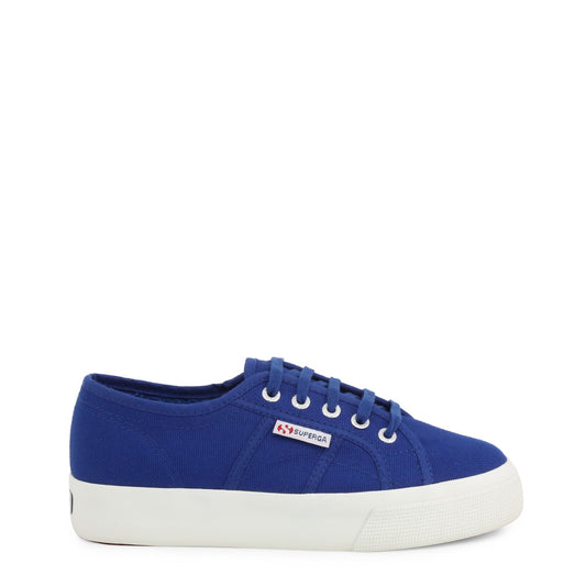 Superga 2730 Cotu Blue/White Wedge Casual Shoes S00C3N0-E12