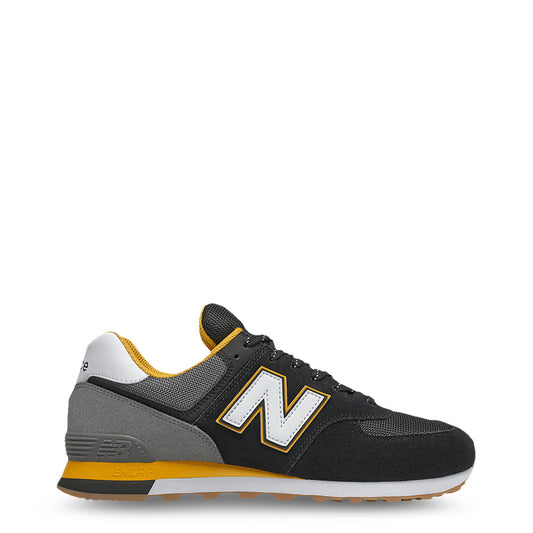 New Balance 574 Black with Team Gold Men's Shoes ML574SKA