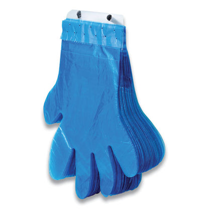 Inteplast Group Reddi-To-Go On Wicket Clear Poly Gloves One Size (8000 Count) R2GOPE8K