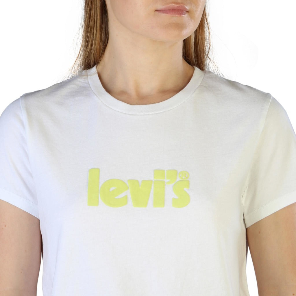 Levi's The Perfect Poster Logo Bright White Women's T-Shirt 173691916