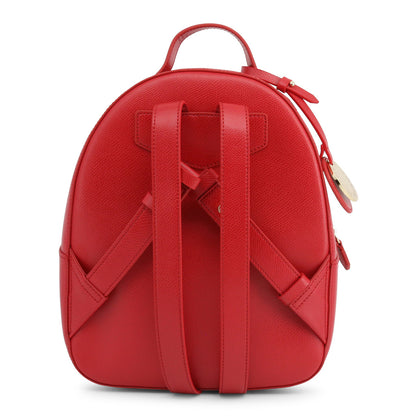 Emporio Armani Logo Embossed Red Women's Backpack Y3L024YH18A180003