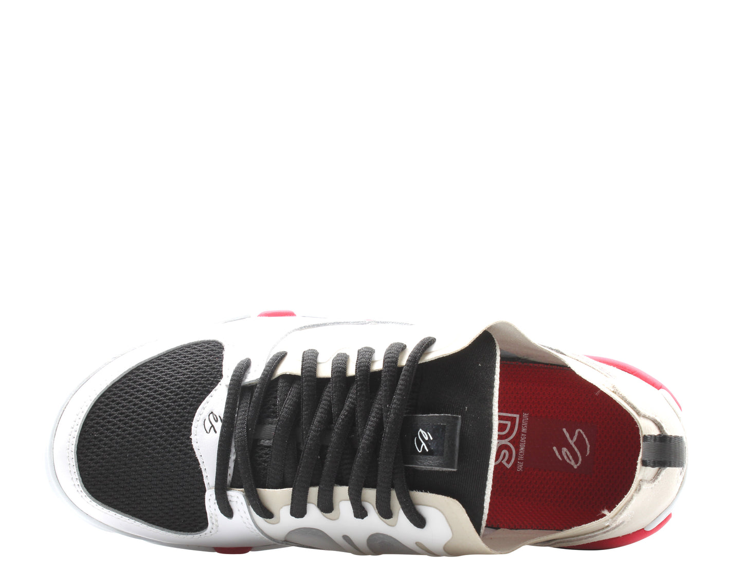 eS Footwear Silo White/Black/Red Men's Skateboard Sneakers 5101000167114
