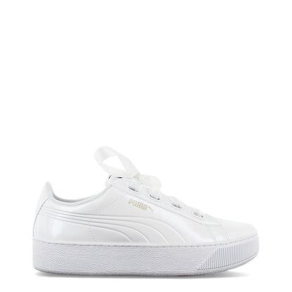 Puma Vikky Platform Ribbon White Women's Shoes 366419_02