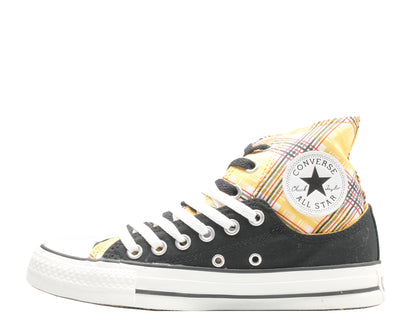 Converse Chuck Taylor All Star Layer Up Plaid Yellow/Black High Top Sneakers 514109