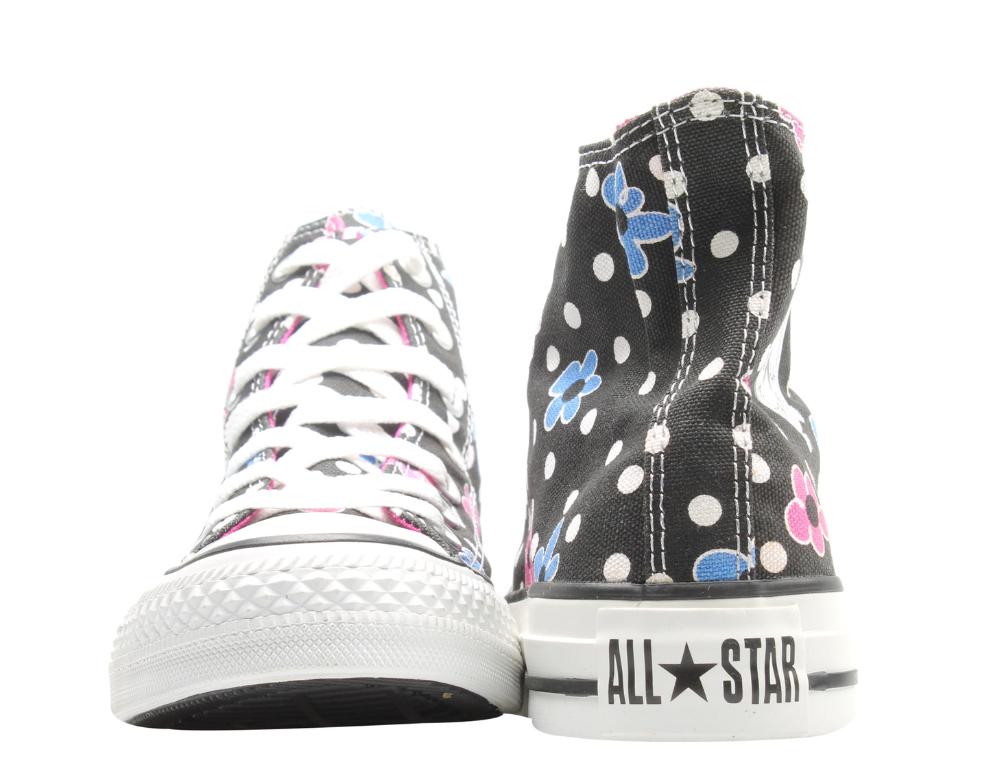 Converse Chuck Taylor All Star Print Flower-Dots Black/Multi High Top Sneakers 517452