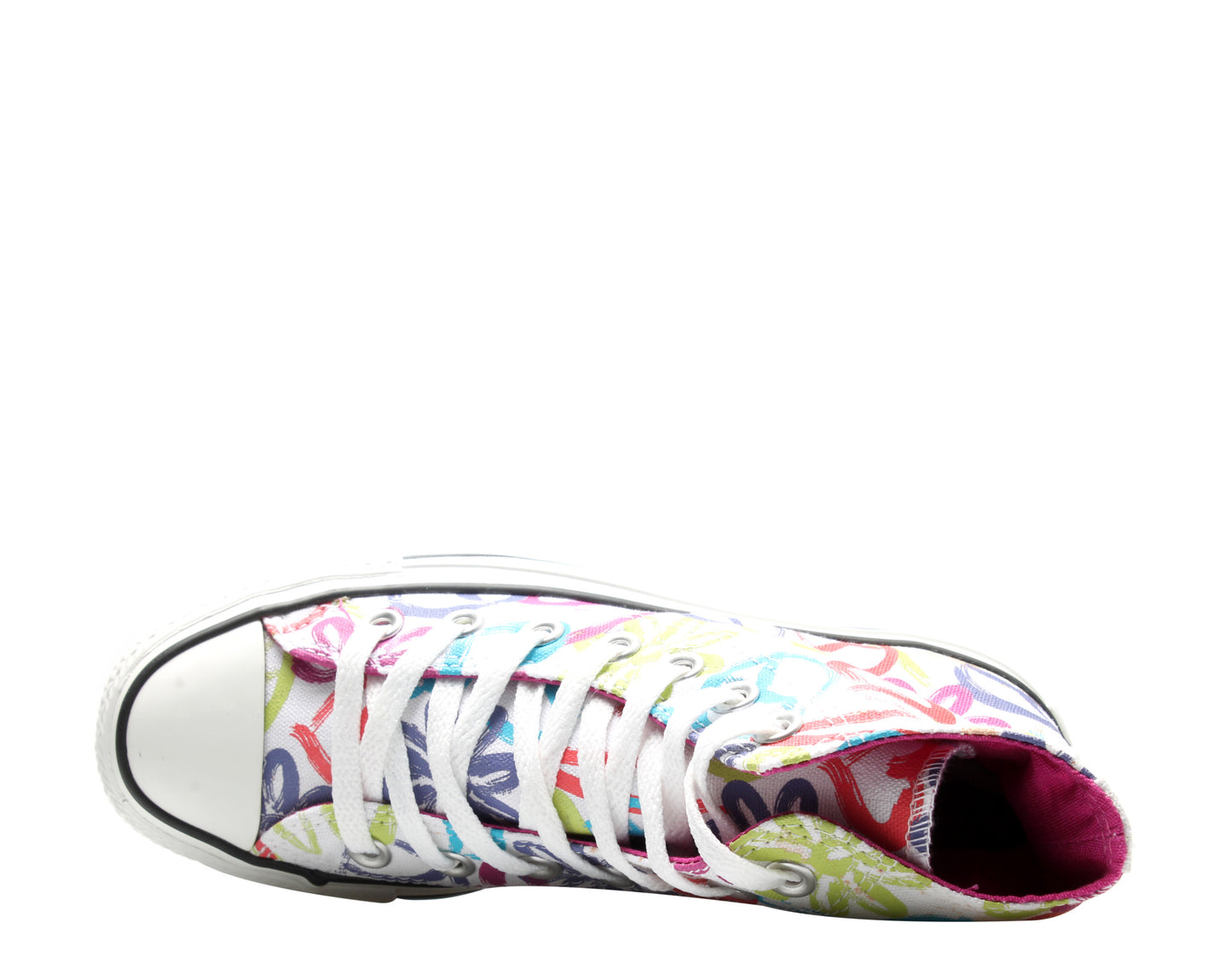 Converse Chuck Taylor All Star Print Paint White/Multi High Top Sneakers 517461