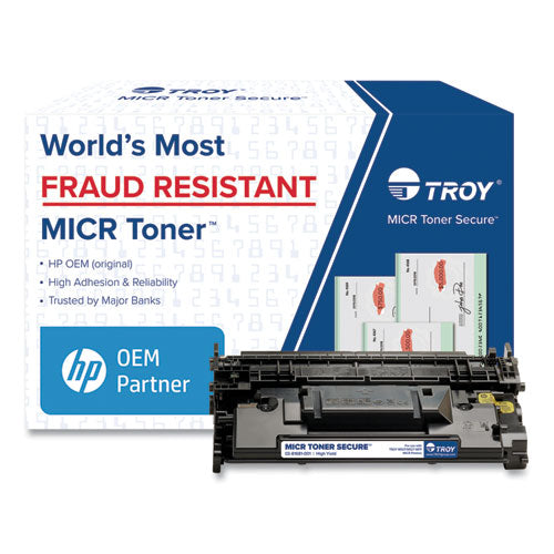 Troy CF289X High-Yield Black MICR Toner Secure Cartridge 02-81681-001