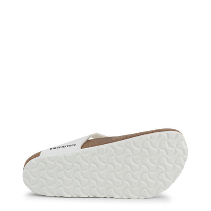 Birkenstock Gizeh Birko-Flor White Sandals 0043731 Regular Width