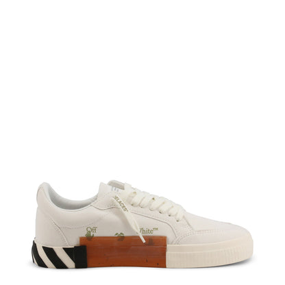 Off-White Low Vulcanized White Shoes OMIA085C99FAB0010146