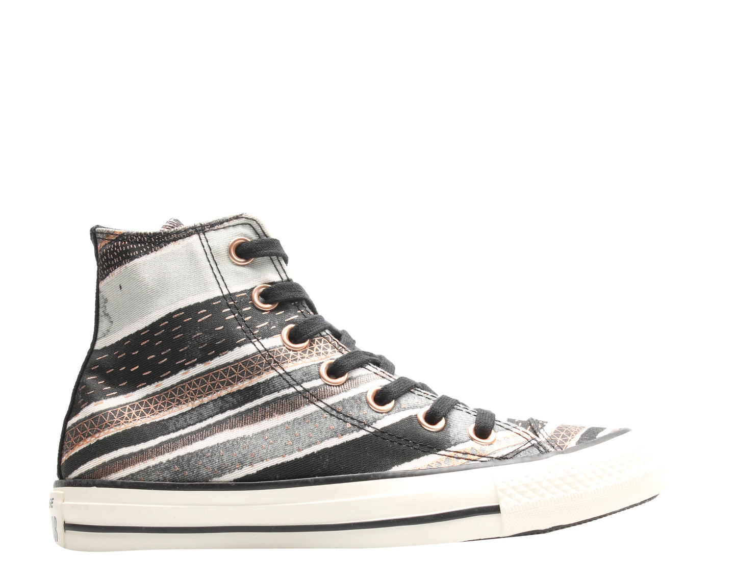 Converse Chuck Taylor All Star Hi Stripe Black/Dolphin Women's Sneakers 551564C