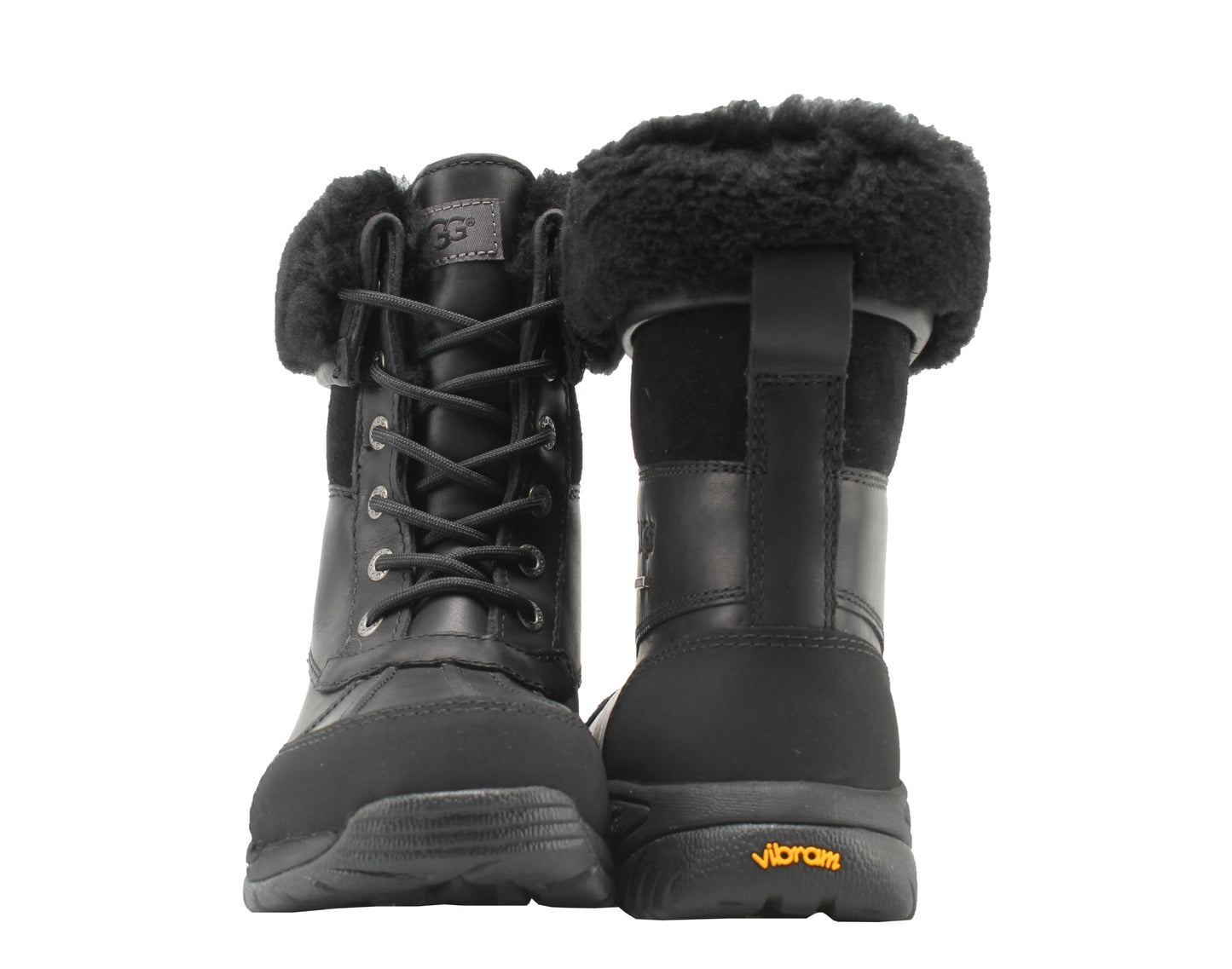 UGG Australia Butte Black Waterproof Leather Men's Winter Boots 5521 -BLK