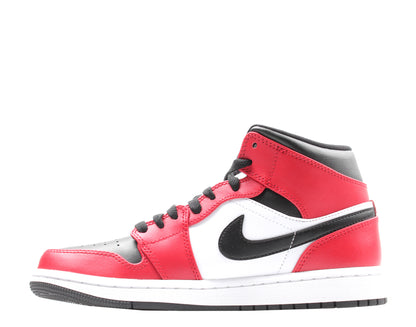 Nike Air Jordan 1 Mid Black Toe Chicago Men's Basketball Shoes 554724-069