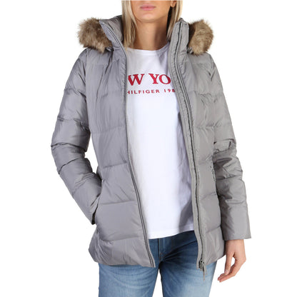 Tommy Hilfiger Bomber Hooded Grey Women's Jacket WW20950-070