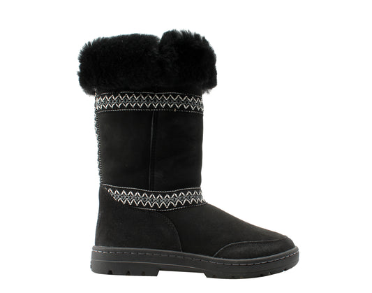 UGG Australia Sundance Revival Black Women's Boots 5605O-BLK