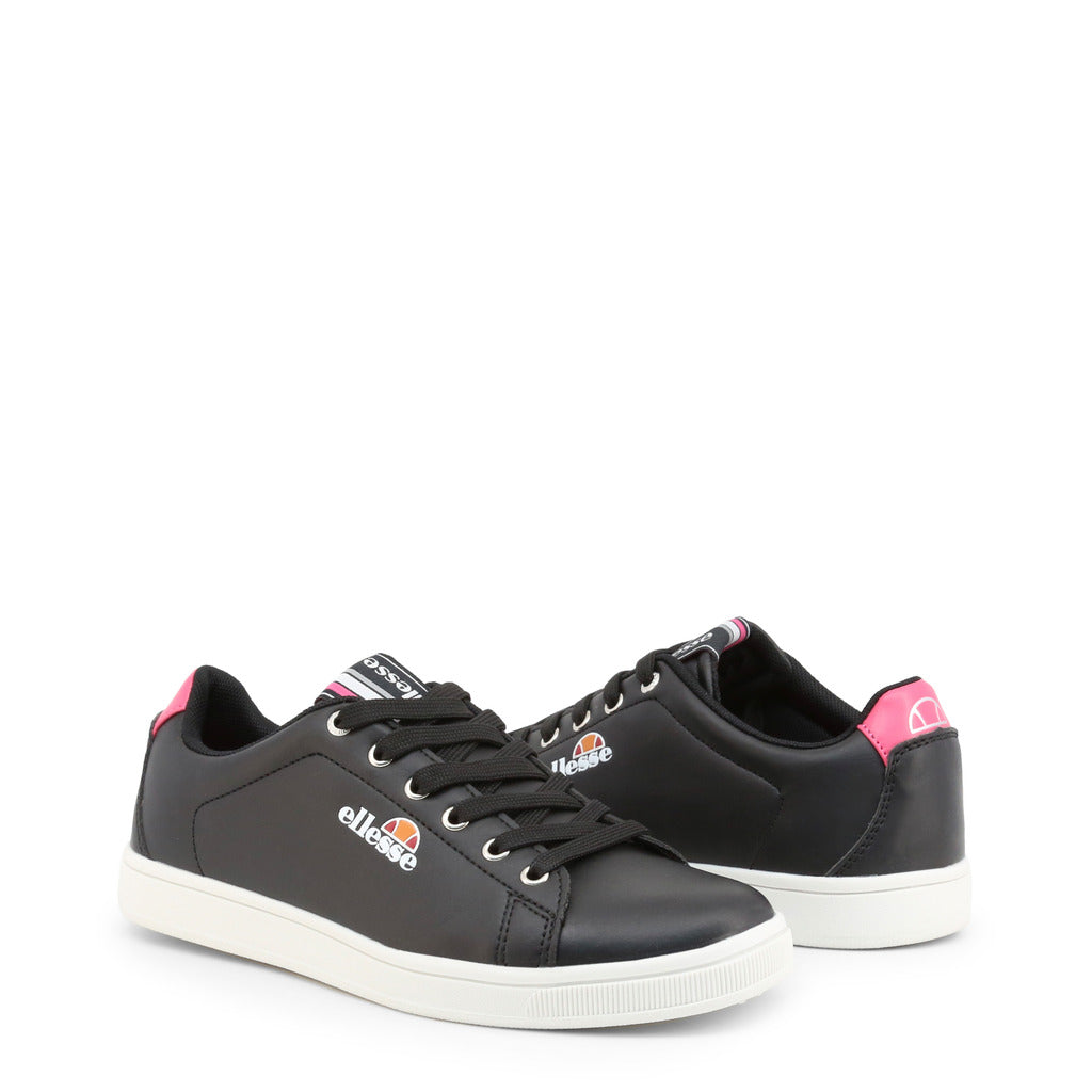 Ellesse Suede Leather Black/Hot Pink Women's Shoes 8044201
