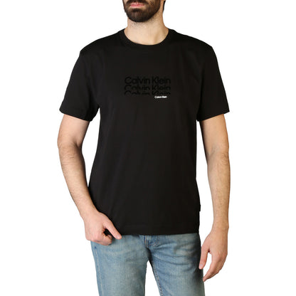 Calvin Klein Triple Logo Black Men's T-Shirt K10K108835BEH