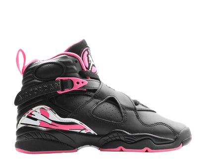 Nike Air Jordan 8 Retro (GS) Black/White-Pinksicle Big Girls Shoes 580528-006